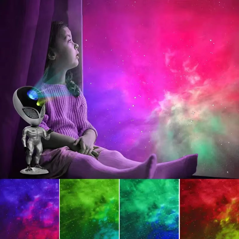 Star Projector Aliens Galaxy Projector for Bedroom Starry Nebula LED Lamp with Timer and Remote Desktop Room Decorations Home
