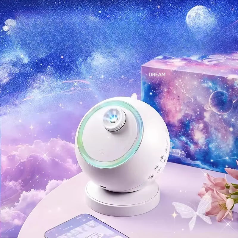 Home Planetarium Star Projector Galaxy Starry Projector Night Light 360° Adjust Bluetooth Speaker for Bedroom Kids Birthday Gift