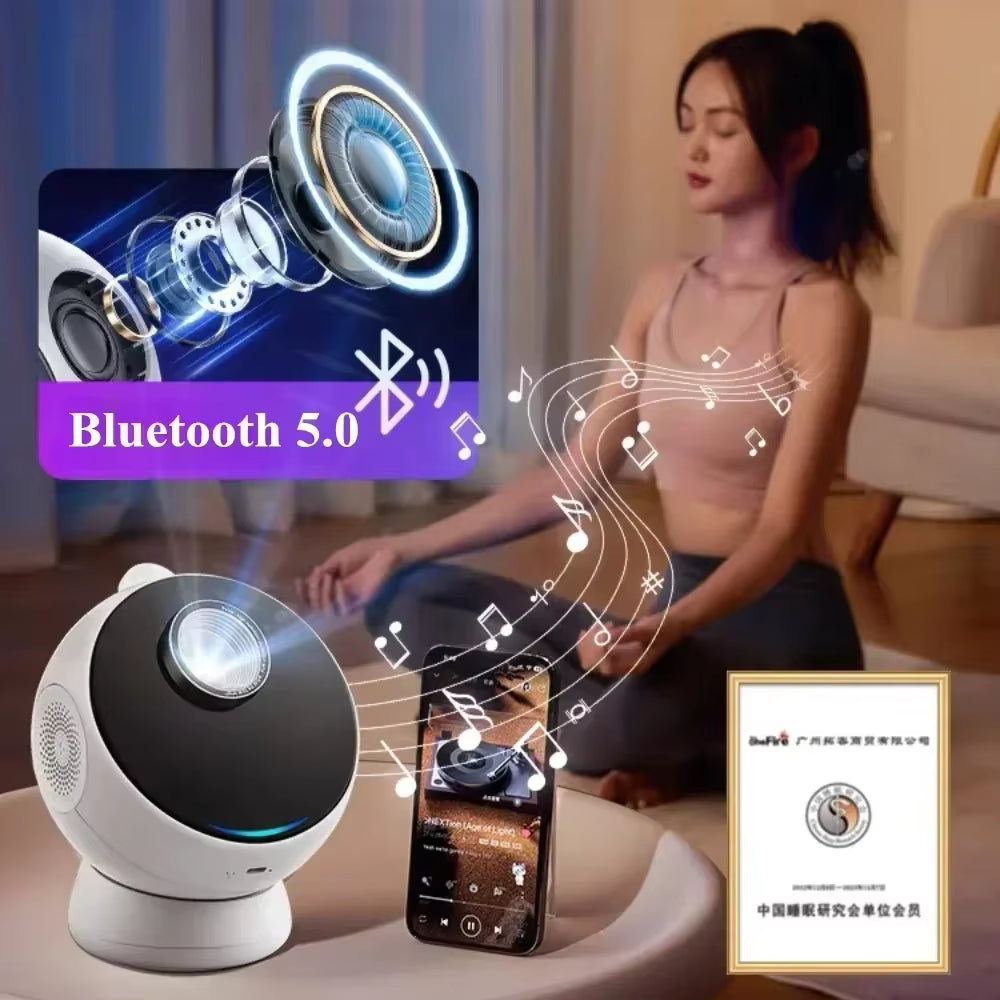 12 in 1 Galaxy Star Projector with Meteor Bluetooth 360° Rotation Starry Sky Projector Night Light for Kids Gift Room Decor Lamp