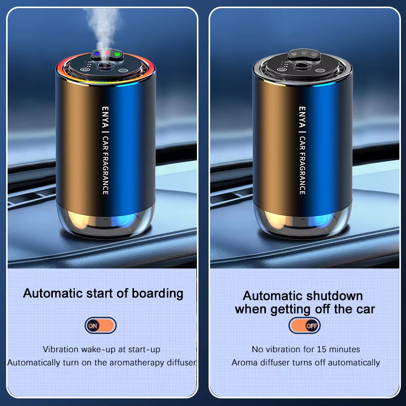 Car Air Freshener RGB Starry Sky Top 3 in 1 Multi-Function Aromatherapy LED Light USB Charger Essential Oil Diffuser Accessories