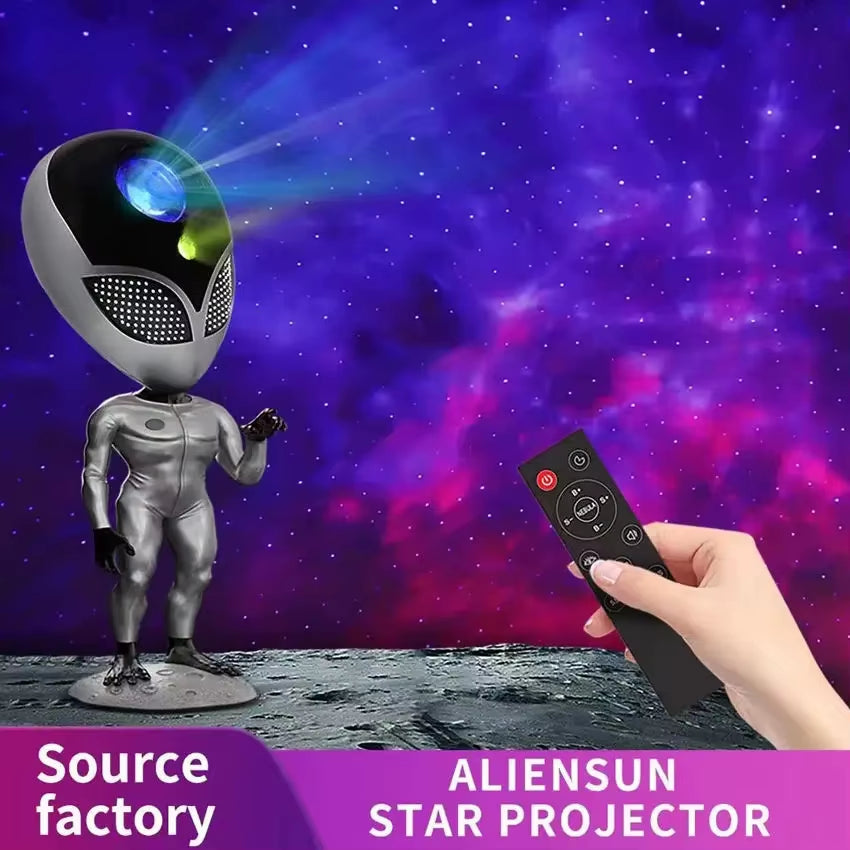 Star Projector Aliens Galaxy Projector for Bedroom Starry Nebula LED Lamp with Timer and Remote Desktop Room Decorations Home