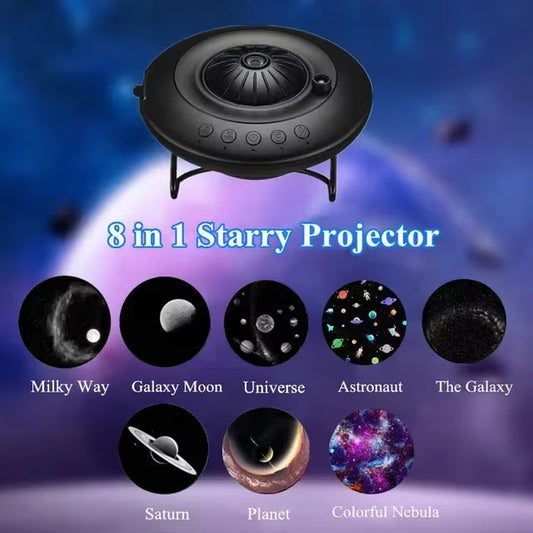 8 in 1 Planetarium Star Projector 360° Adjustable Galaxy Projector Night Light Planets LED Lamp for Kids Gift Bedroom Home Decor
