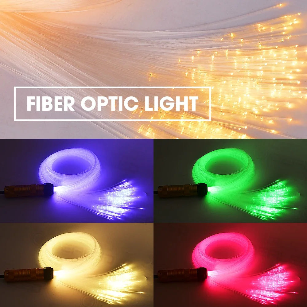 Car Led Star Lights Ceiling Optic Fiber Lights Smart APP Control RGBW Starry Sky Effect Ceiling Light Available Car Decoration