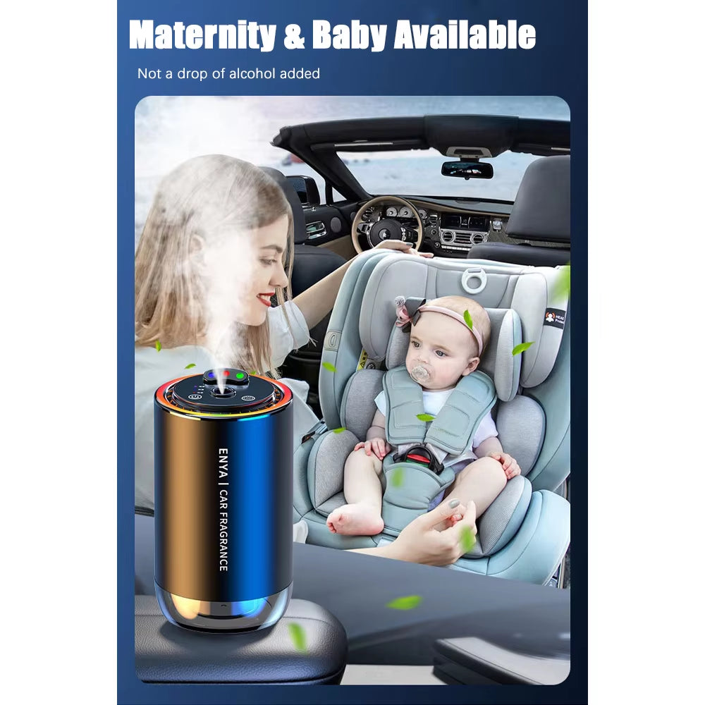 Car Air Freshener RGB Starry Sky Top 3 in 1 Multi-Function Aromatherapy LED Light USB Charger Essential Oil Diffuser Accessories