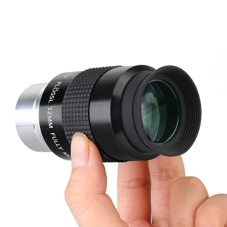 Eyepiece 1.25" (PLOSSL) PL Telescope Eyepiece 6/12/17/25/32/40Mm 4-Element Design 48-Degrees Field of View SV131